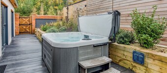 Enjoy a break in the Mill Pond Premier Lodge.