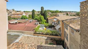 Vue depuis lâhĂ©bergement