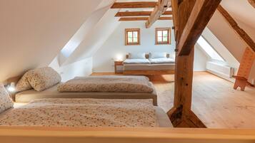 2 室のベッドルーム、WiFi (無料)、ベッドシーツ