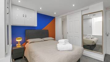 2 habitaciones, tabla de planchar con plancha y wifi gratis