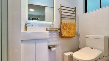 吹风机、毛巾、肥皂、卫生纸