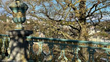 Vue depuis lâhĂ©bergement