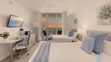 Desk, iron/ironing board, travel cot, WiFi