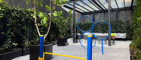 Enceinte de l’hébergement