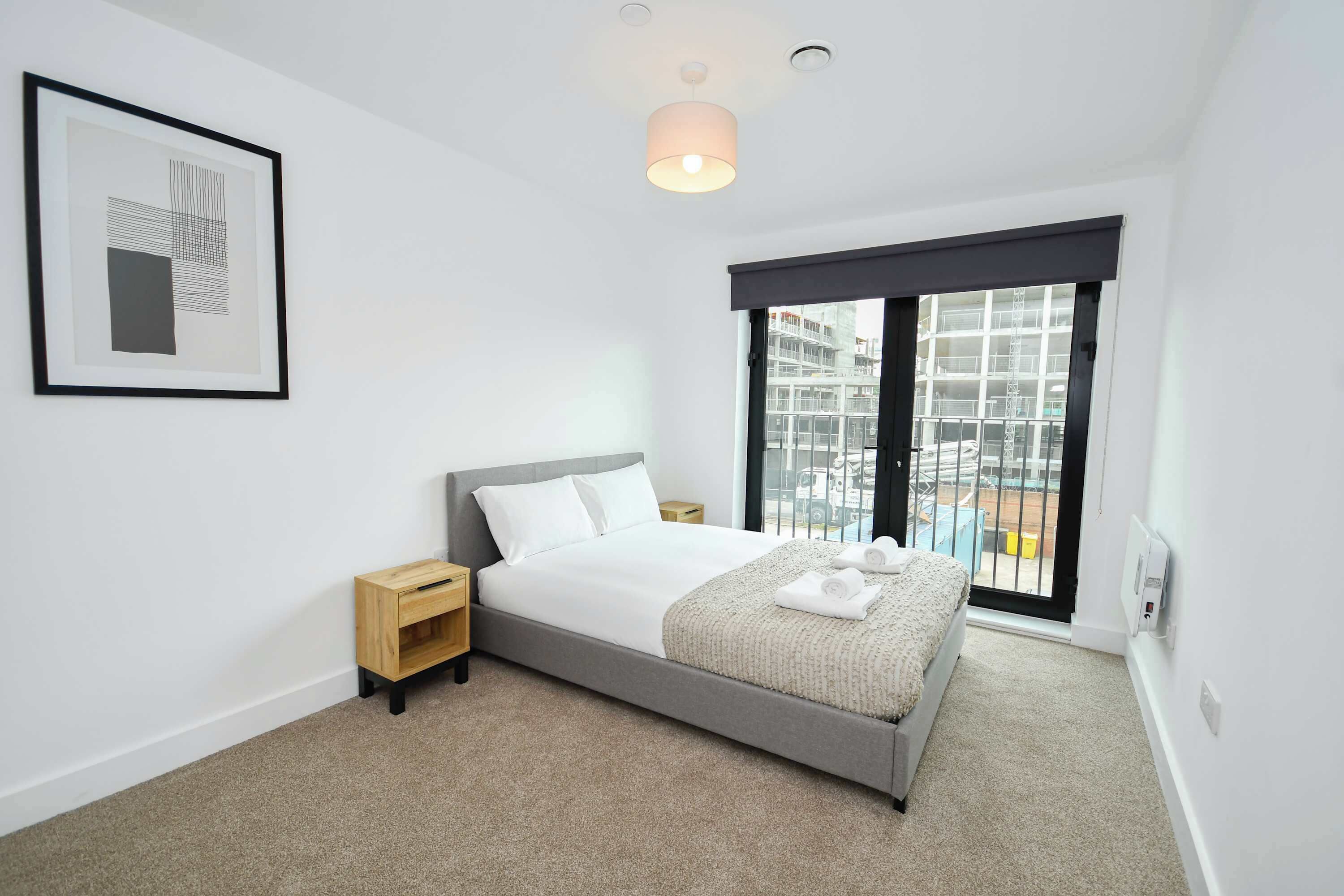 2 bedrooms, iron/ironing board, bed sheets