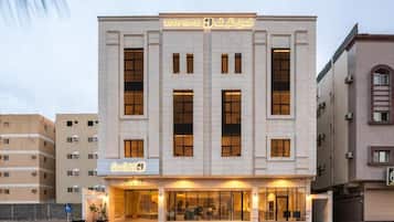 Majoituspaikan julkisivu