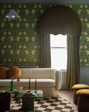 Smart TV - A spacious two bedroom suite filled with bold wallpaper & sophisticated charm (Stratford)