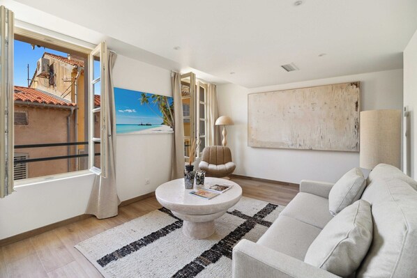 Smart TV, offices - Cozy flat -1BDR/4P- Saint-Tropez (Saint-Tropez)