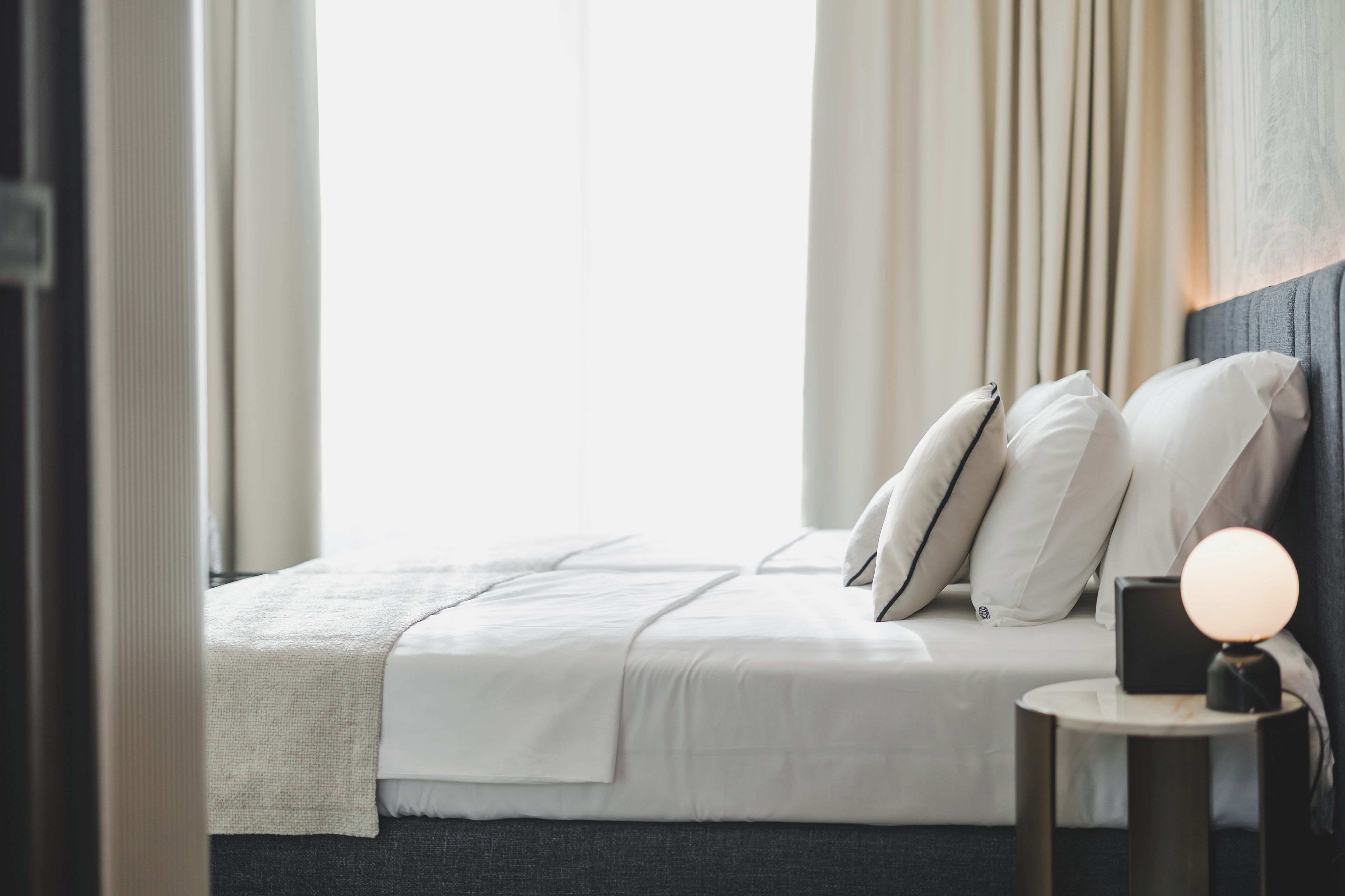 Superior Double or Twin Room, Sea View | Minibar, in-room safe, desk, laptop workspace