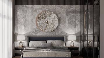 Suíte superluxo, vista para o mar | Cofres nos quartos, escrivaninha, cortinas blackout, Wi-Fi de cortesia