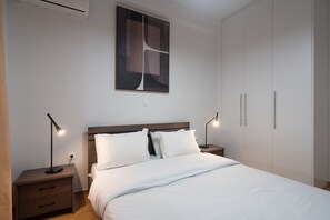 1 bedroom, iron/ironing board, free WiFi, bed sheets - Spacious | Modern 2BR Near Kalimarmaro | Pagkrati (Athens)