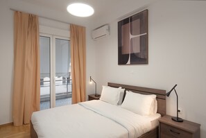 1 bedroom, iron/ironing board, free WiFi, bed sheets - Spacious | Modern 2BR Near Kalimarmaro | Pagkrati (Athens)