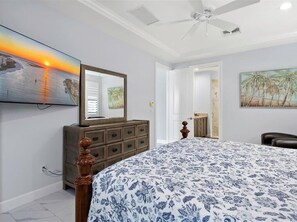 3 bedrooms, desk, iron/ironing board, free WiFi