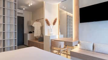 Studio Suite Deluks, 1 Tempat Tidur King | Setrika/meja setrika dan Wi-Fi gratis