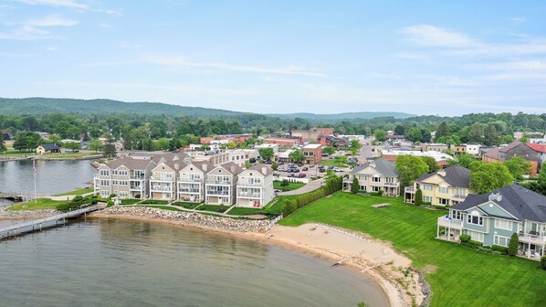 Exterior - Downtown Loft + 45’ Slip – Walk to Lake & Dining (Boyne City)