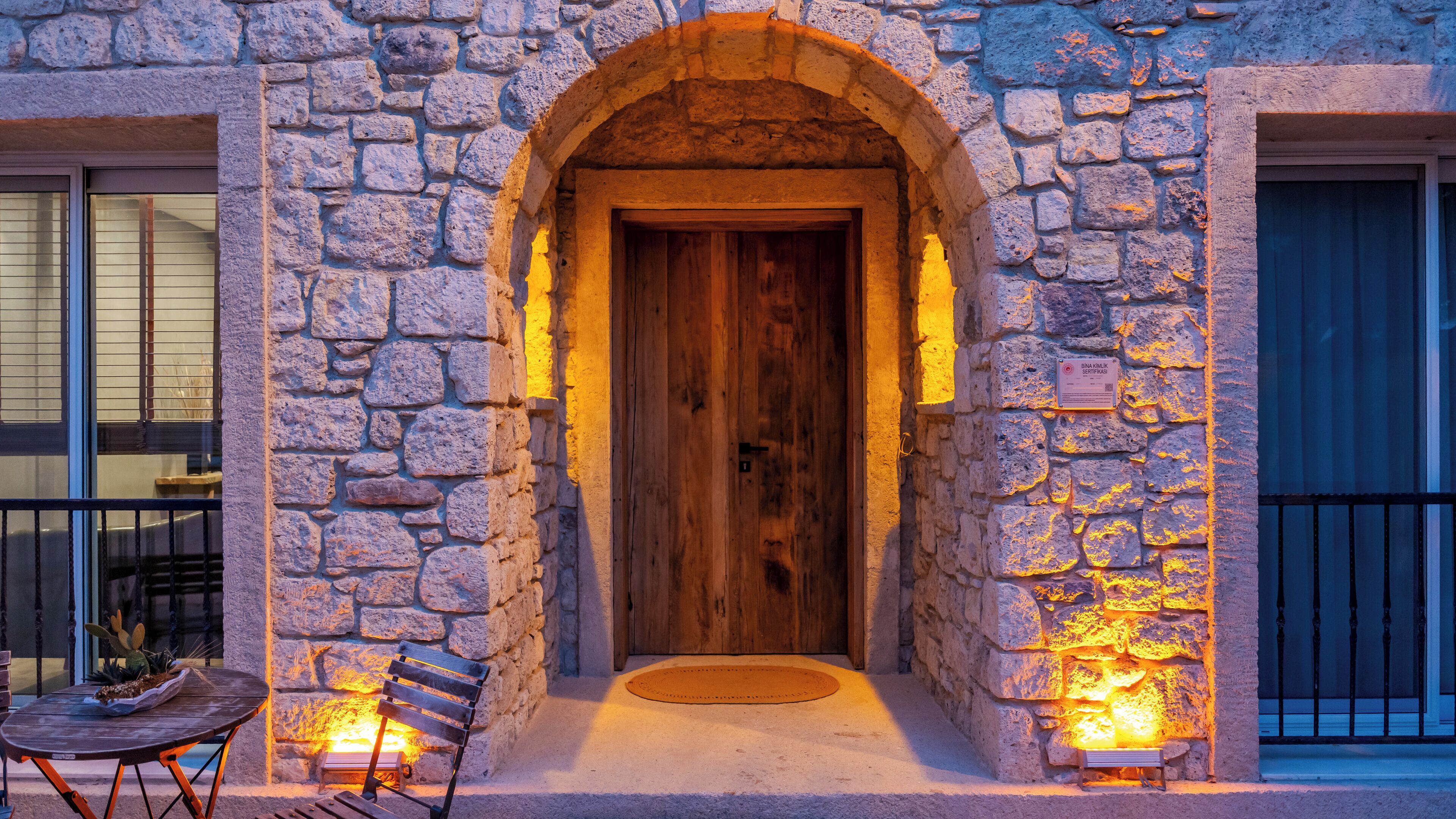 Façade de l’hébergement