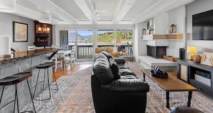 Lakefront Condo with Marina Access & Stunning Mountain Views!