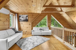 TV connectée, cheminée