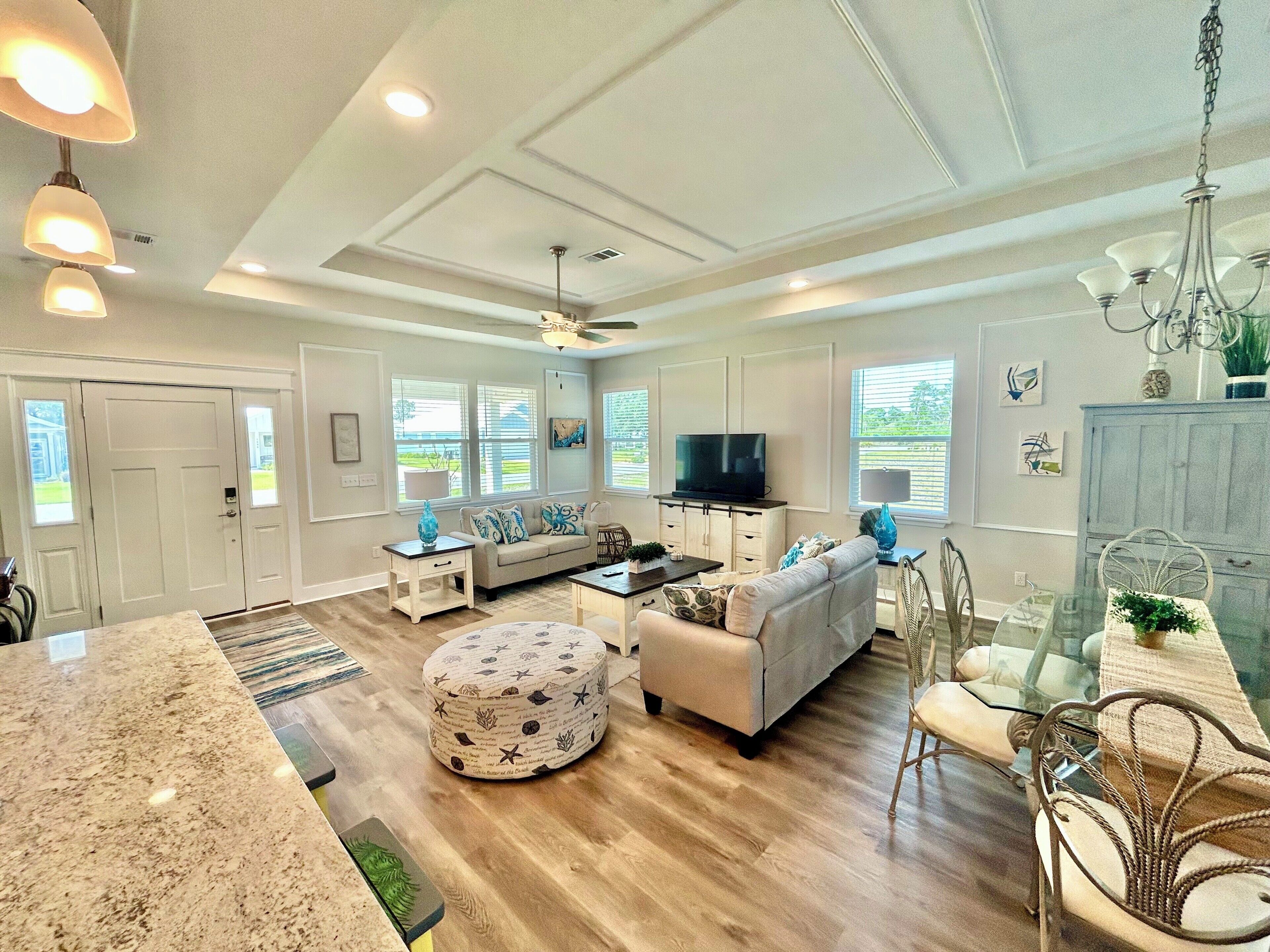 Smart TV, foosball, table tennis