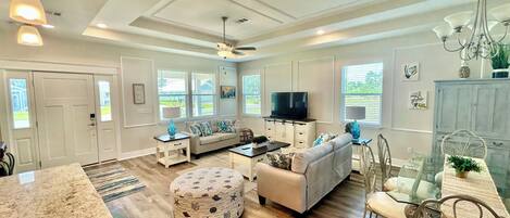 Smart TV, foosball, table tennis