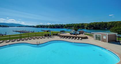 Community Pools & Beach: Smith Mountain Lake Condo