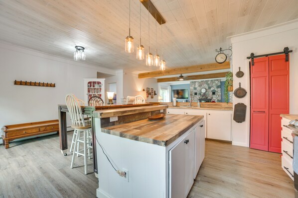 House (5 Bedrooms) | Interior - ORV Trail Access! Spacious Onaway Family Retreat (Onaway)