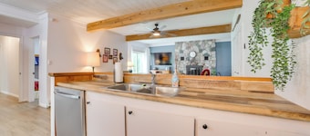 Walk to Black River: Secluded Cabin in Onaway