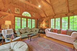 House (5 Bedrooms) | Interior - 20-acre Hamptons Nature Escape w/ Hot Tub & Pool (East Hampton)