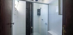 Shower, hair dryer