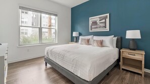 1 bedroom, desk, iron/ironing board, WiFi