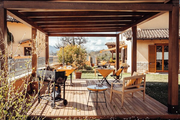 別墅, 3 間臥室, 吸煙房, 露台 | 露台/庭院