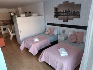 1 bedroom, iron/ironing board