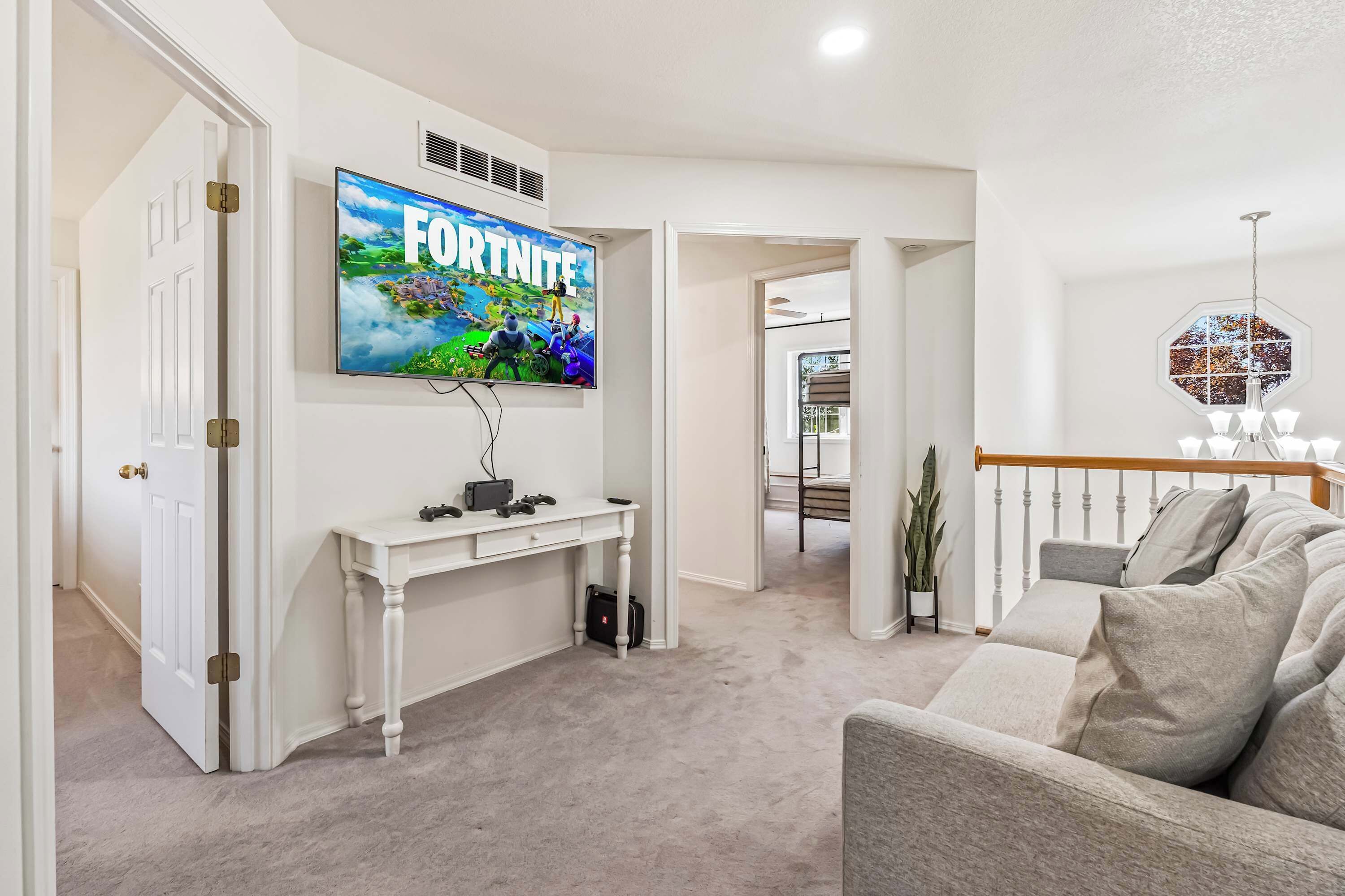 TV, video games, offices