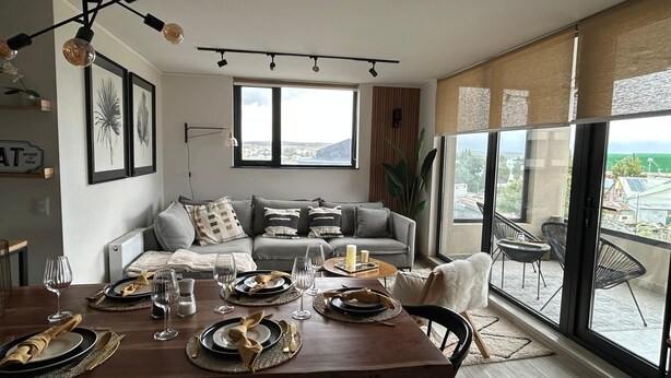 Living area - Apartment in Puerto Natales, cozy and with all the comforts you need. (Puerto Natales)