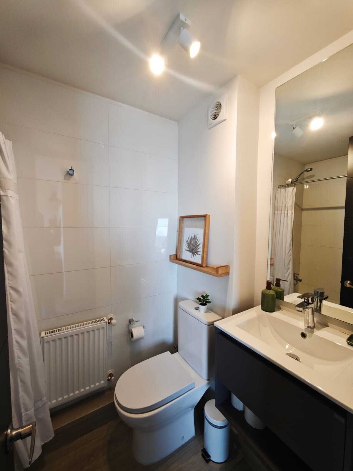 Hårføner, håndklær, såpe og toalettpapir