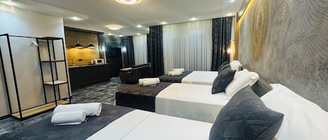 Appartement Deluxe, balcon, vue montagne