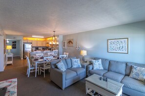 TV, DVD player - Oceanfront condo in the heart of Kill Devil Hills! (Kill Devil Hills)