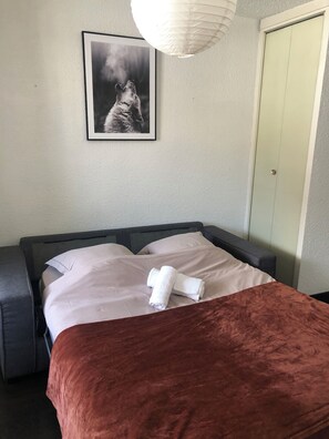 1 slaapkamer, beddengoed