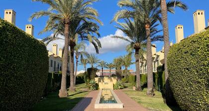 Luxury property in Javea Arenal with garden, roof terrace and shared pool