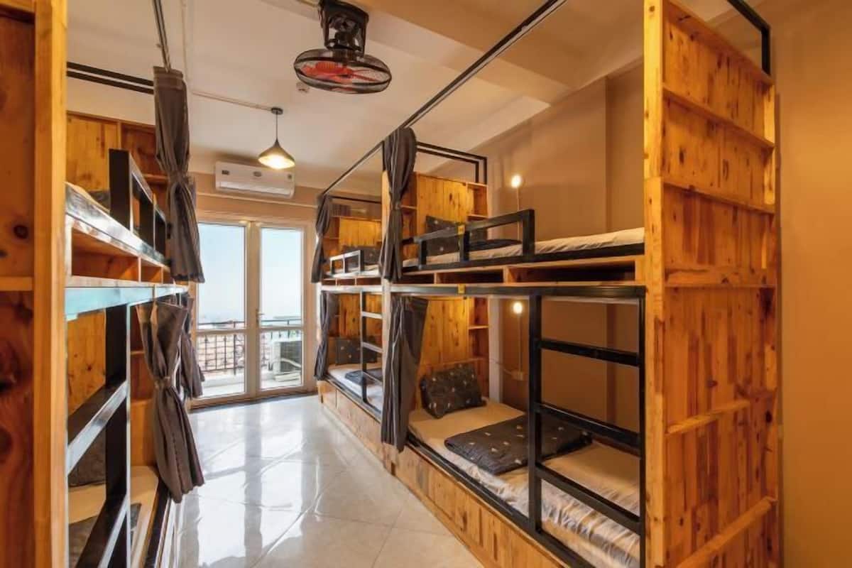 Blackout drapes, soundproofing, iron/ironing board (on request)