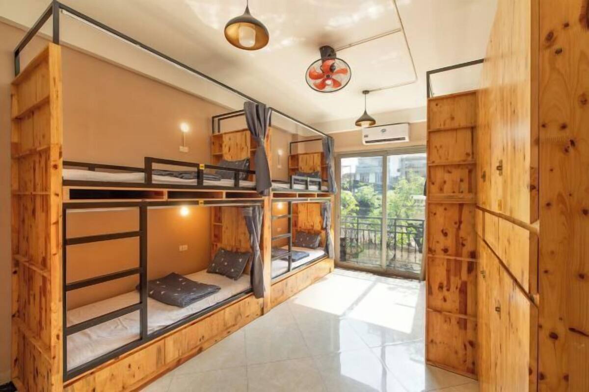 Blackout drapes, soundproofing, iron/ironing board (on request)