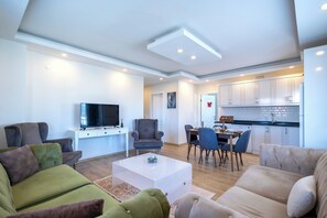 2+1 Luks Deniz Manzarali Daire | Zona de estar