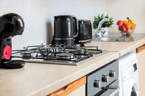 City-Apartment, 1 Schlafzimmer, Nichtraucher | Eigene Küche | Espressomaschine, Wasserkocher mit Kaffee-/Teezubehör, Wasserkocher