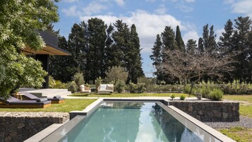 Casa de campo superluxo, varanda, vista para a piscina | Terraço/pátio