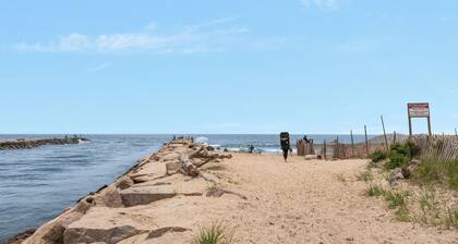 Newly renovated coastal retreat just 1.5 miles from the beach.