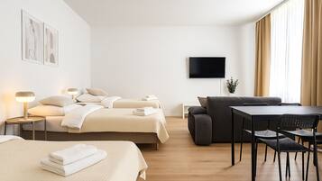 Familienapartment, Blick auf den Innenhof | Kostenloses WLAN