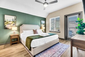 2 chambres, bureau, lit parapluie, Wi-Fi gratuit