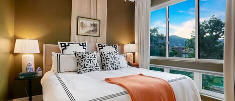 2 bedrooms, desk, iron/ironing board, travel cot