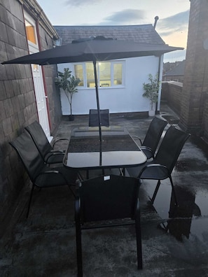 Apartamento, 2 habitaciones, balcón, vistas a la ciudad | Terraza o patio
