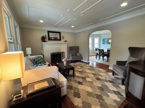 TV connectée, cheminée